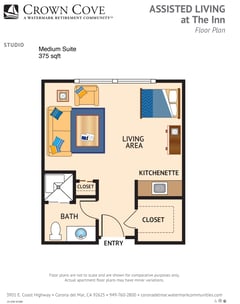 AL_Medium Suite – One Bathroom-375 sq ft